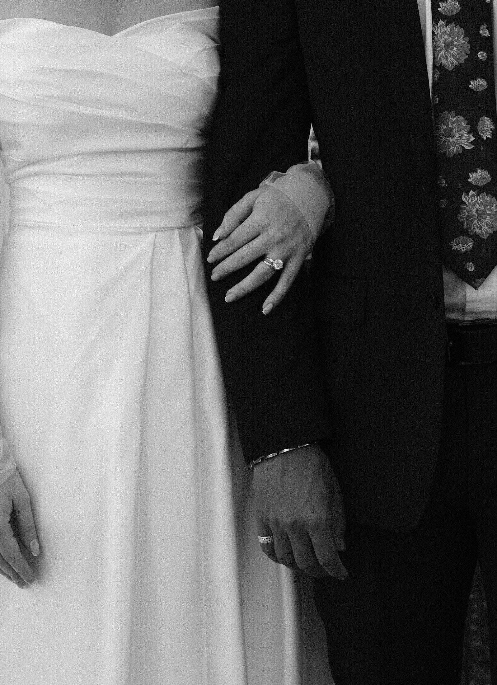 Beach elopement ceremony